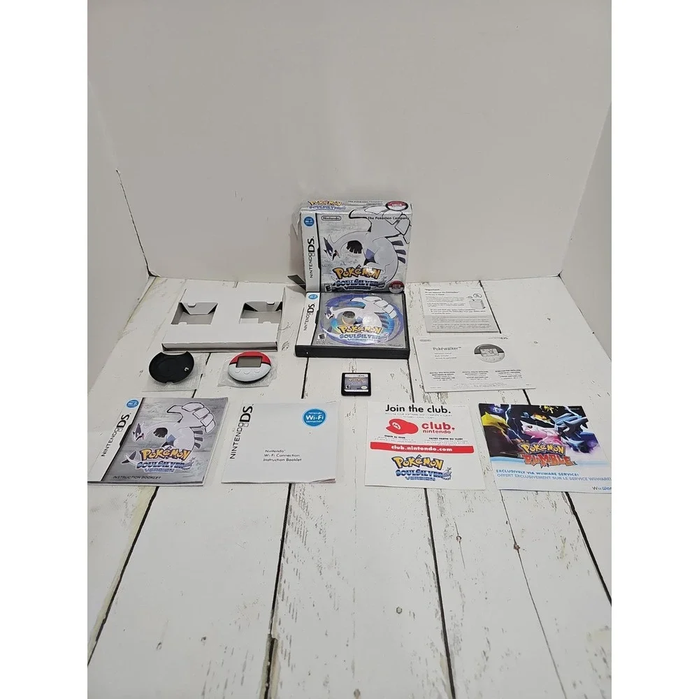 Pokémon SoulSilver Version Nintendo DS Authentic Tested Complete CIB